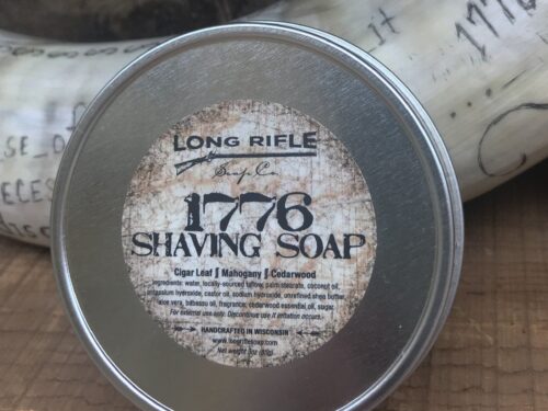 1776 Shaving Soap Puck | Cigar Leaf