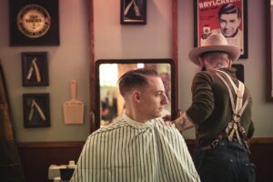 people, barbershop, haircut