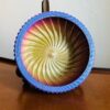 Rainbow Epoxy-Coated Shaving Mug