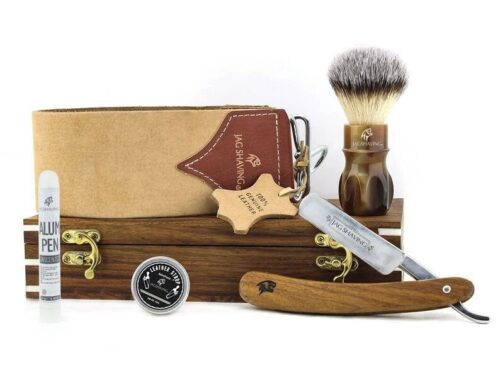 Vintage Straight Razor Shaving Set